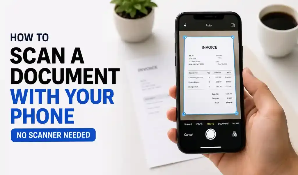 how to scan a document