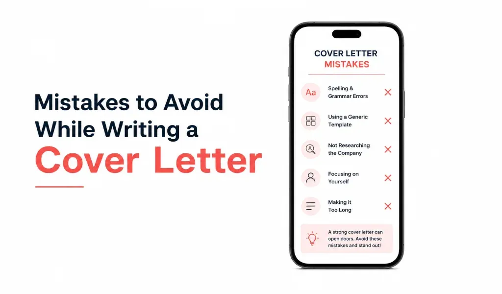 mistakes to avoid in cover letter