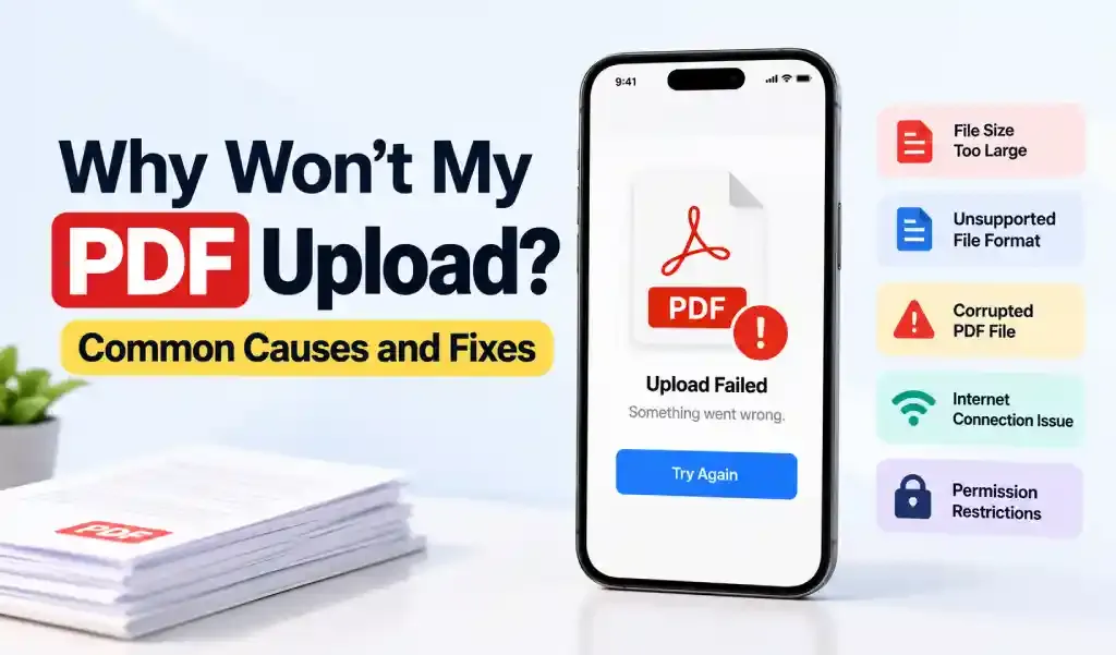 how to upload pdf